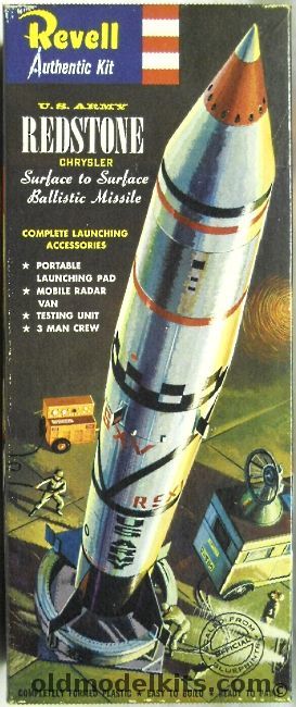 Revell 1/110 Redstone US Army Rocket - 'S' Issue, H1803-79 plastic model kit